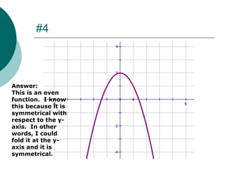 Even and off functions basic presentation with questions 2 | PPSX