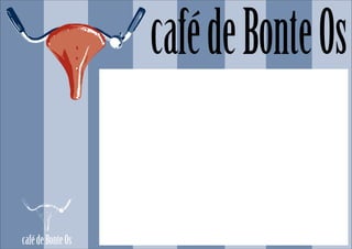 Evenementen Poster Café De Bonte Os