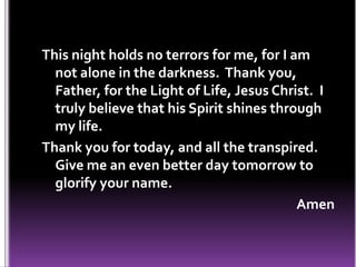 Evening 2024 prayer today