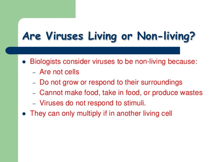 Do viruses respond to stimuli ideas