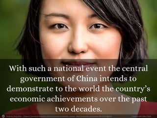 Photo by Ding Zhou - Creative Commons Attribution-NonCommercial-ShareAlike License https://www.flickr.com/photos/48135025@N06 
Created with Haiku Deck 
 