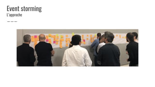 Event storming
L’approche
 