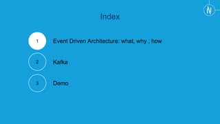 Event driven architecture with Kafka | PPTX