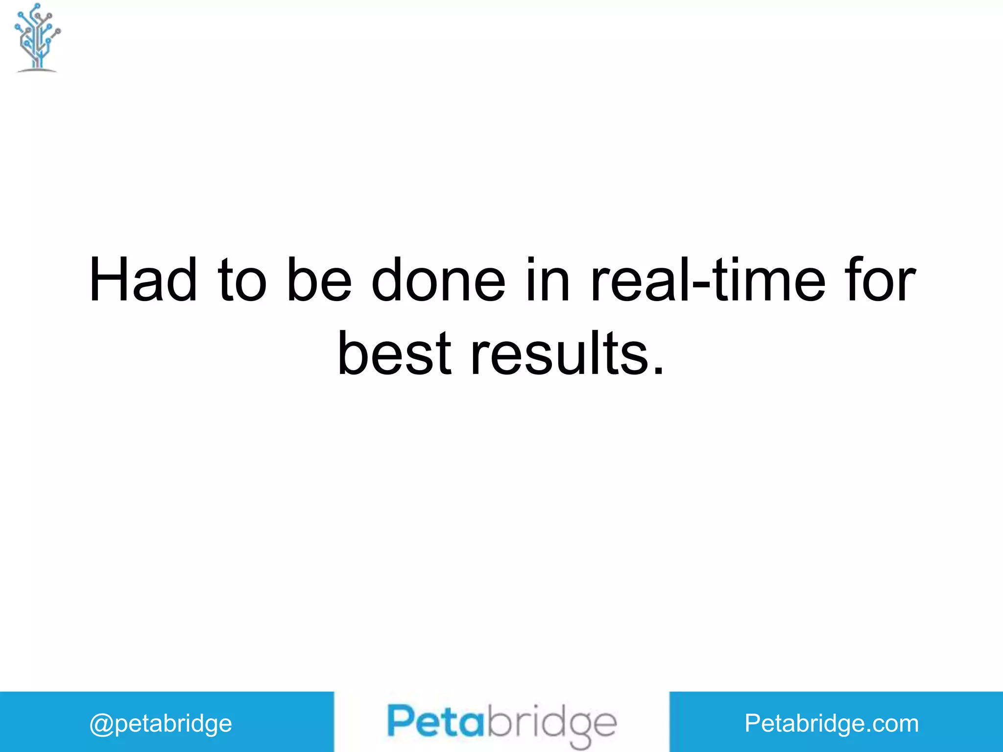 @petabridge Petabridge.com Had to be done in real-time for best results. 