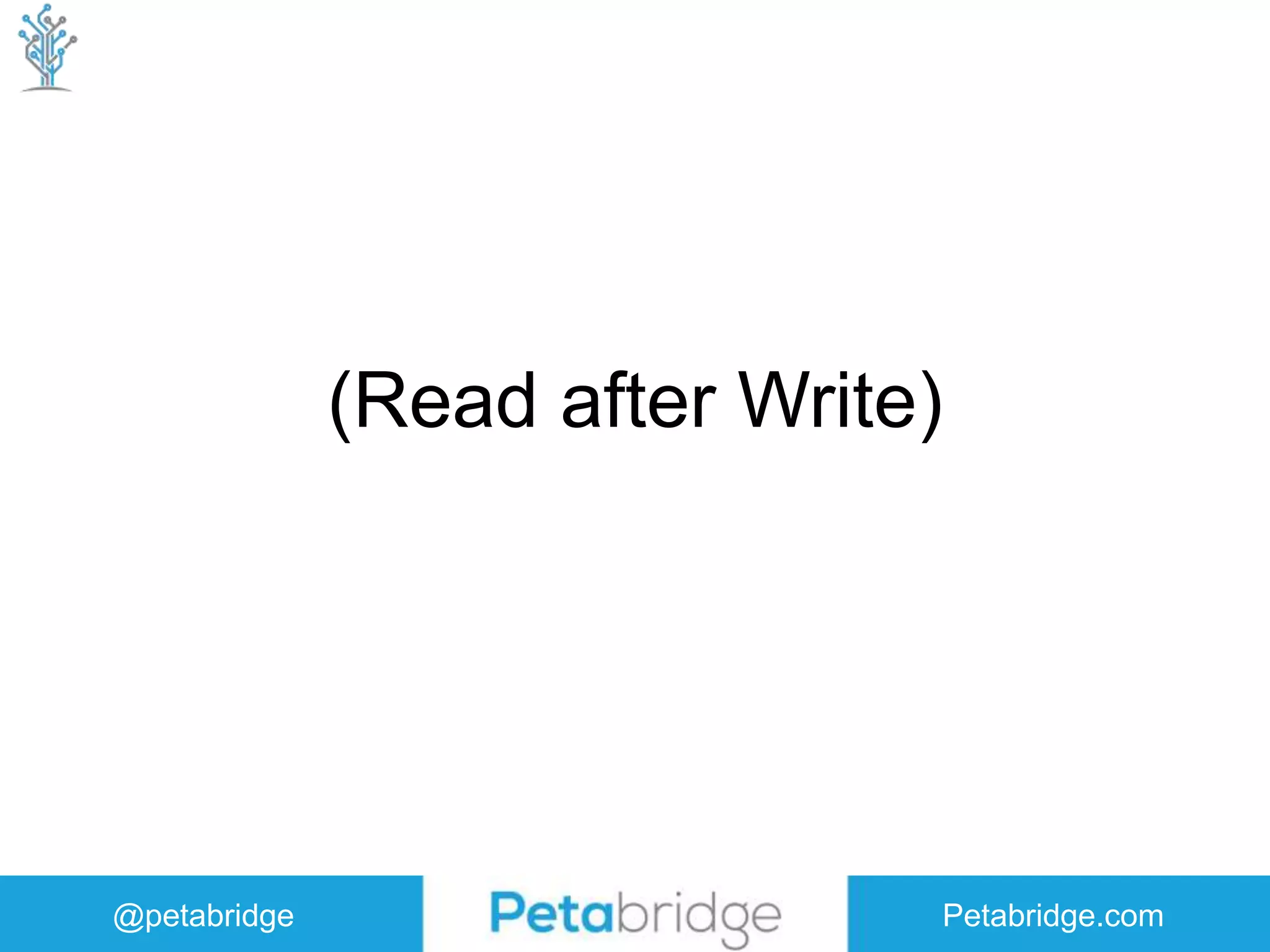 @petabridge Petabridge.com (Read after Write) 
