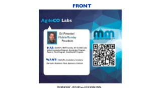 PROPRIETARY - PRIVATE and CONFIDENTIAL
FRONT
 