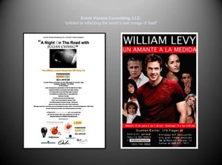 Event Visions Consulting, LLC.“brilliant at reflecting the world’s own image of itself”