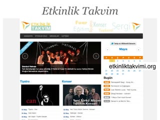 Etkinlik Takvim




             etkinliktakvimi.org
 