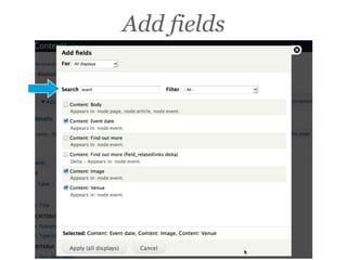Add fields
 