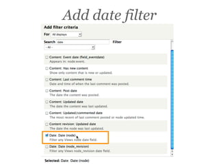 Add date filter
 