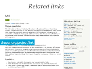 Related links




drupal.org/project/link
 