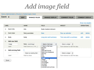 Add image field
 