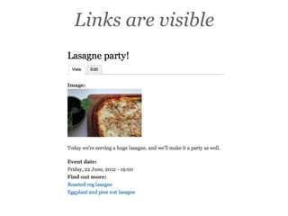 Links are visible
 
