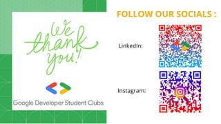 FOLLOW OUR SOCIALS :
LinkedIn:
Instagram:
 