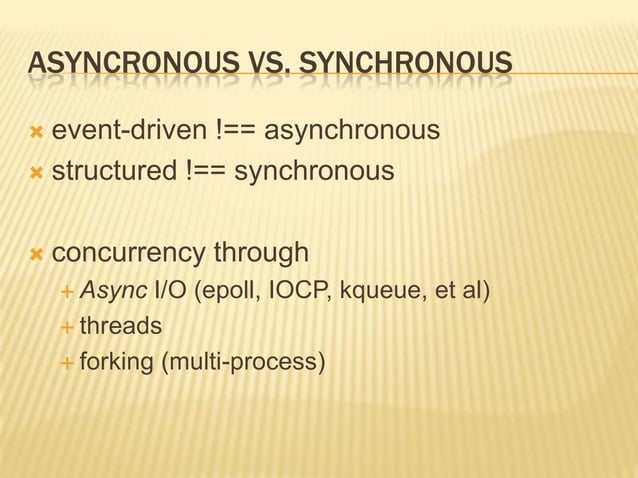 Event and signal driven programming techniques | PPTX