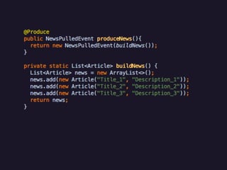 Event based programming in Android | PPT