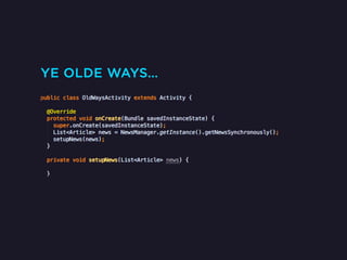 Event based programming in Android | PPT