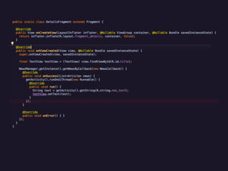 Event based programming in Android | PPT