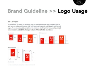 Brand Guideline >> Logo Usage
Event
Branding
 