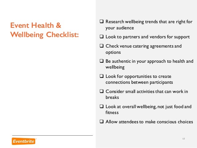 eventbrite wellness event health checklist