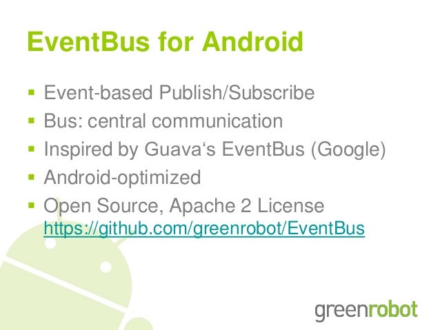 Eventbus For Android Eventbus For Android