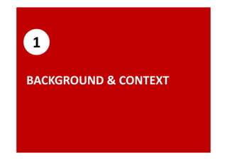 1
BACKGROUND & CONTEXT

 