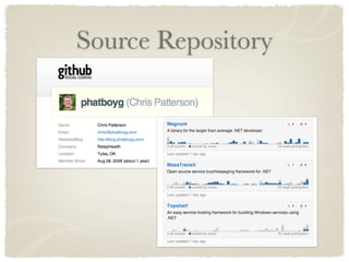Source Repository
 