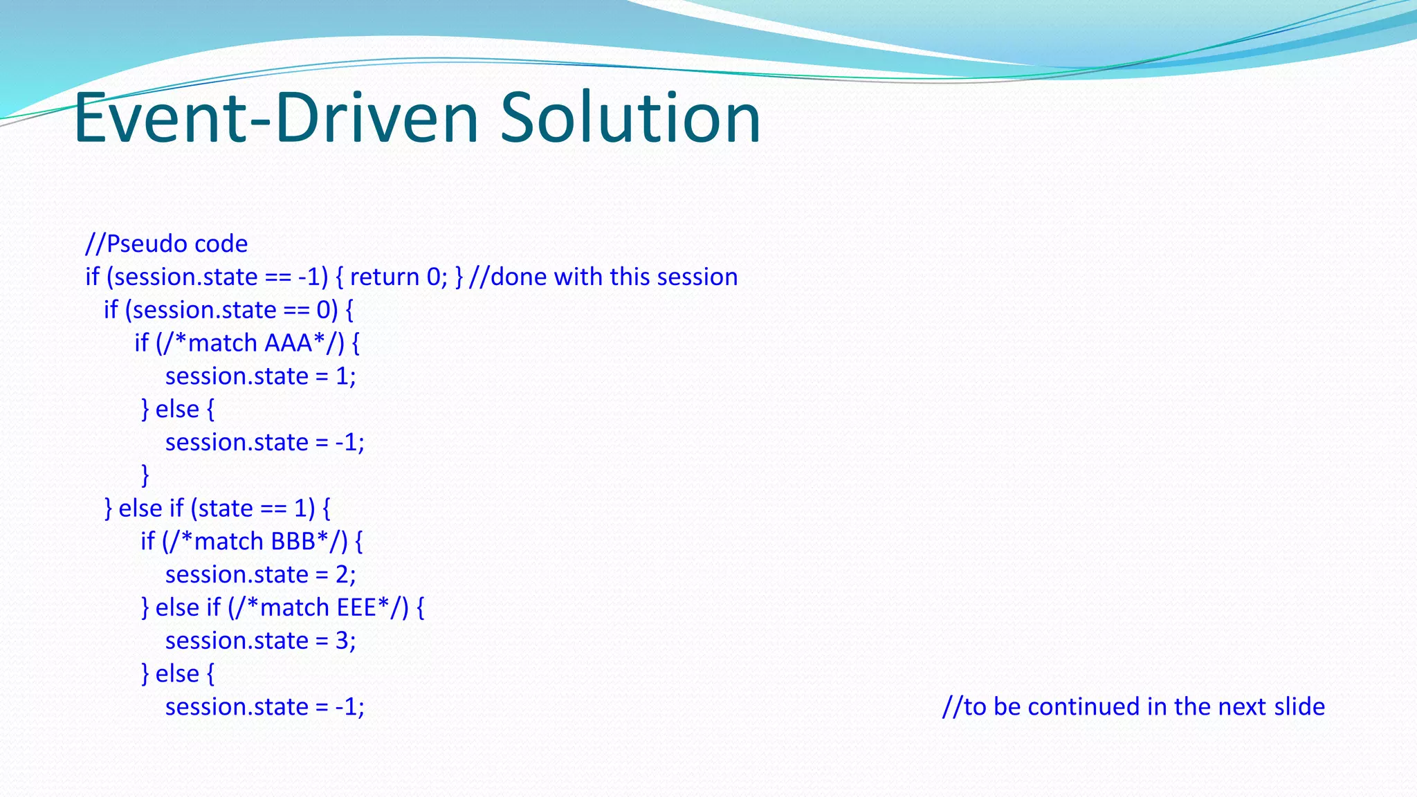 Event Driven Programming Made Easy For Network Packet Analysis | PPTX