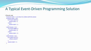 Event Driven Programming Made Easy For Network Packet Analysis | PPT