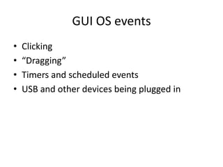 Event driven programming amazeballs | PPT