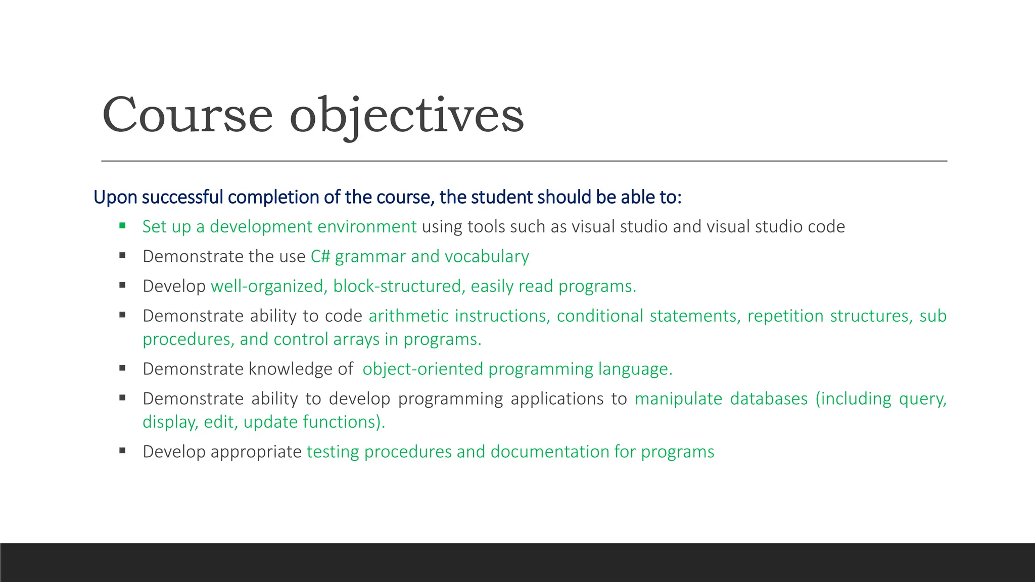 Event Driven Programming Course Outline.pptx | Web Development | Internet