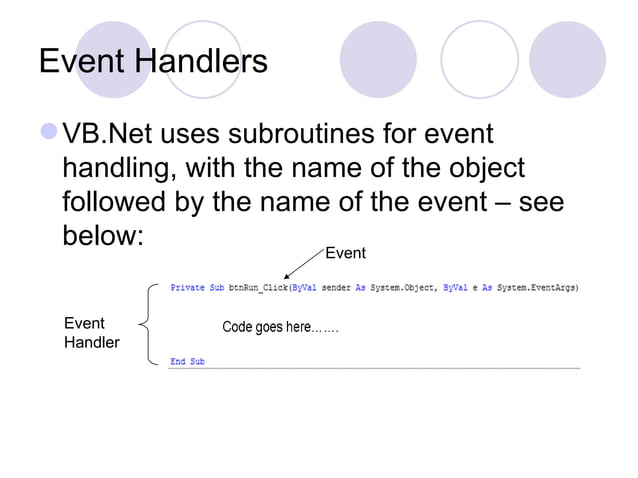 Event+driven+programming key+features | PPT | Programming Languages ...
