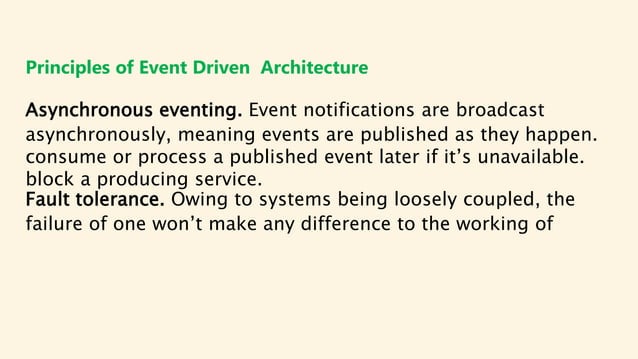 Event Driven Software Architecture Pattern | PPT