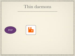 Thin daemons



PHP
 