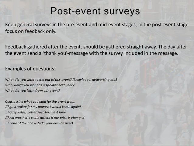 post event survey ukran