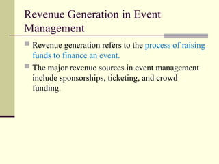 Event Finance and Marketing with Dr. Gopal Thapa | PPT