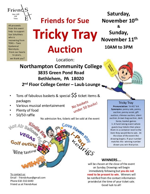 event flyer with prizes final 10 24_12 penny sale tickets