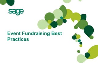 Event Fundraising Best
Practices
 