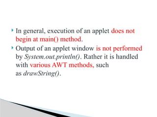 JAVA Applets, Event Handling, Abstract Window Toolkit.pptx