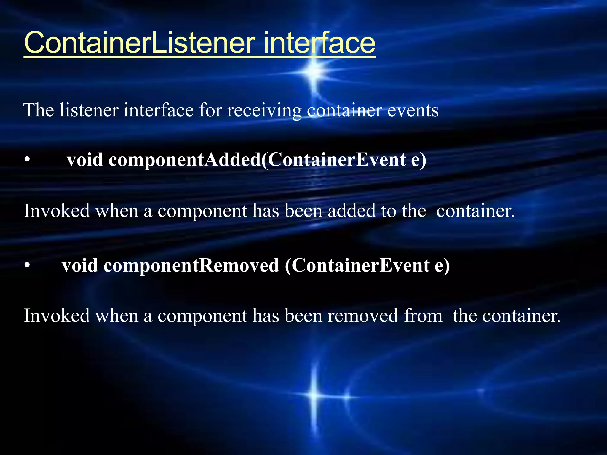 Event handling in Java(part 2) | PPTX