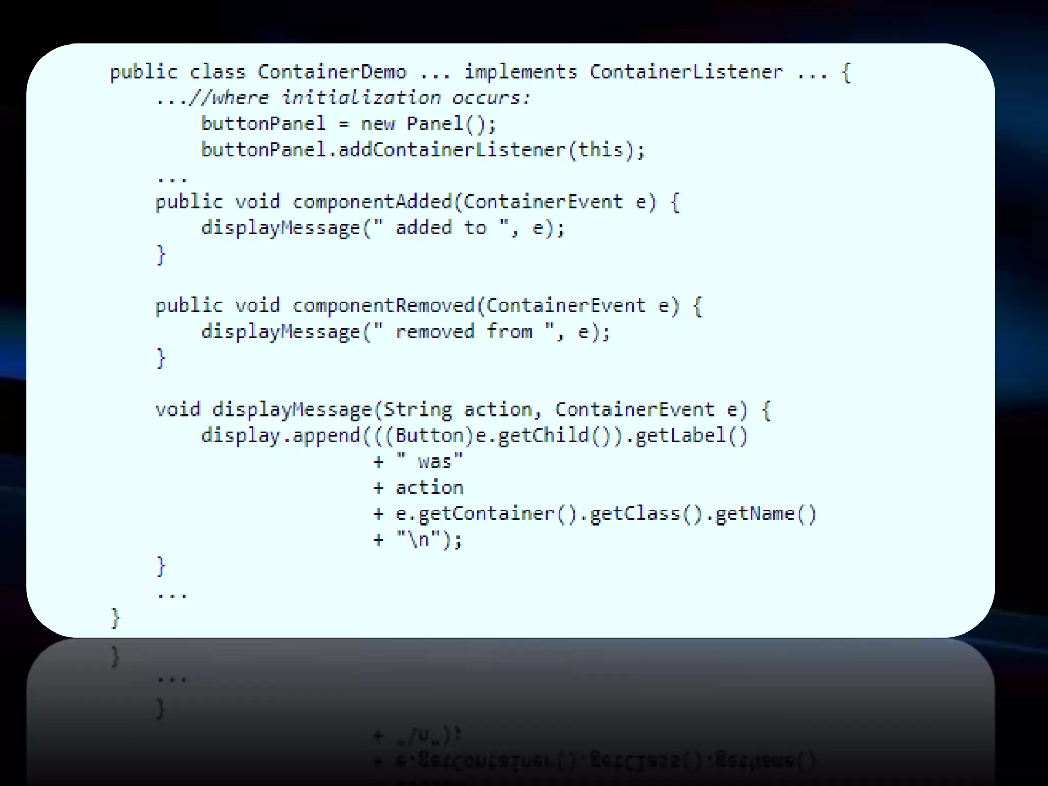 Event handling in Java(part 2) | PPT