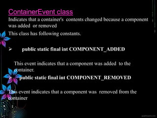 Event handling in Java(part 2) | PPTX