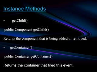 Event handling in Java(part 2) | PPTX