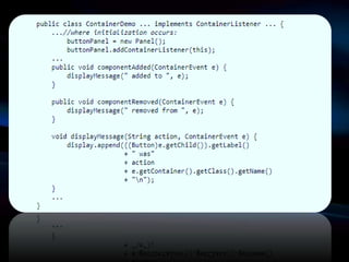 Event handling in Java(part 2) | PPT