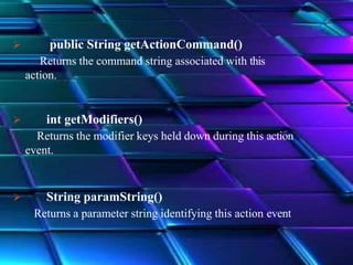 Event handling in Java(part 2) | PPT
