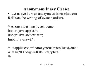 Event Handling in Java as per university | PDF