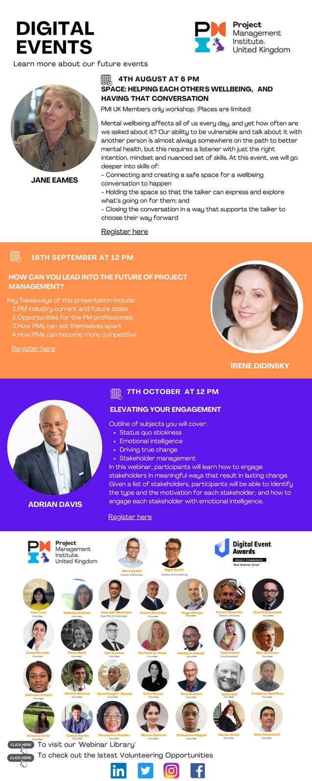 PMI UK Chapter event list | PDF