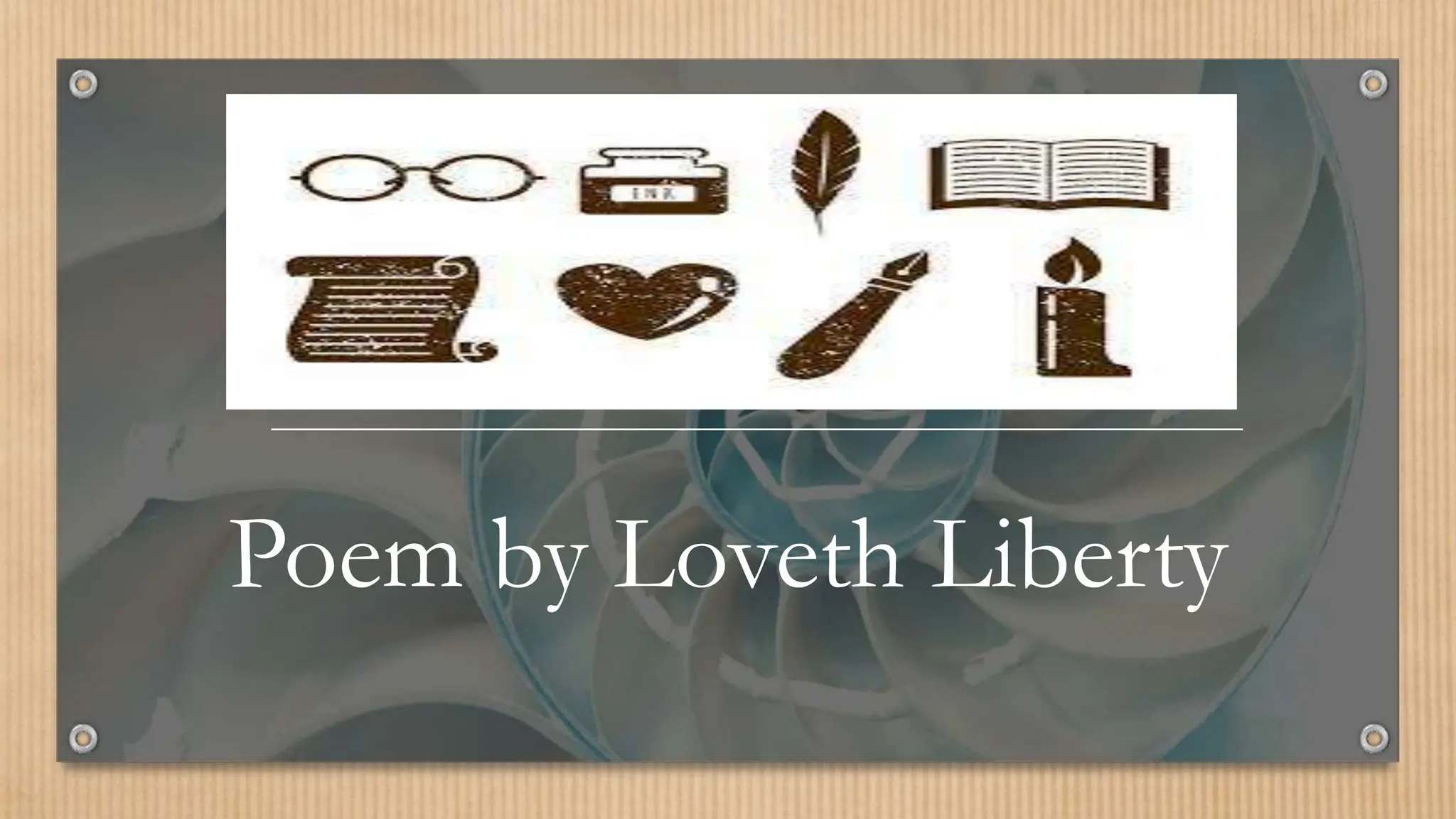 Poem by Loveth Liberty