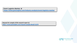 Event Logistics Market share 2026 - Industry Growth Forecast by 2035 | PPTX