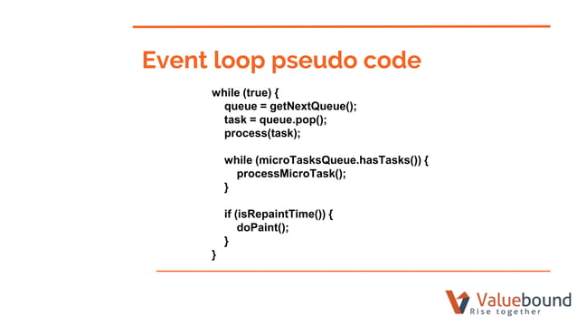 Event loop in browser | PPTX | Web Development | Internet